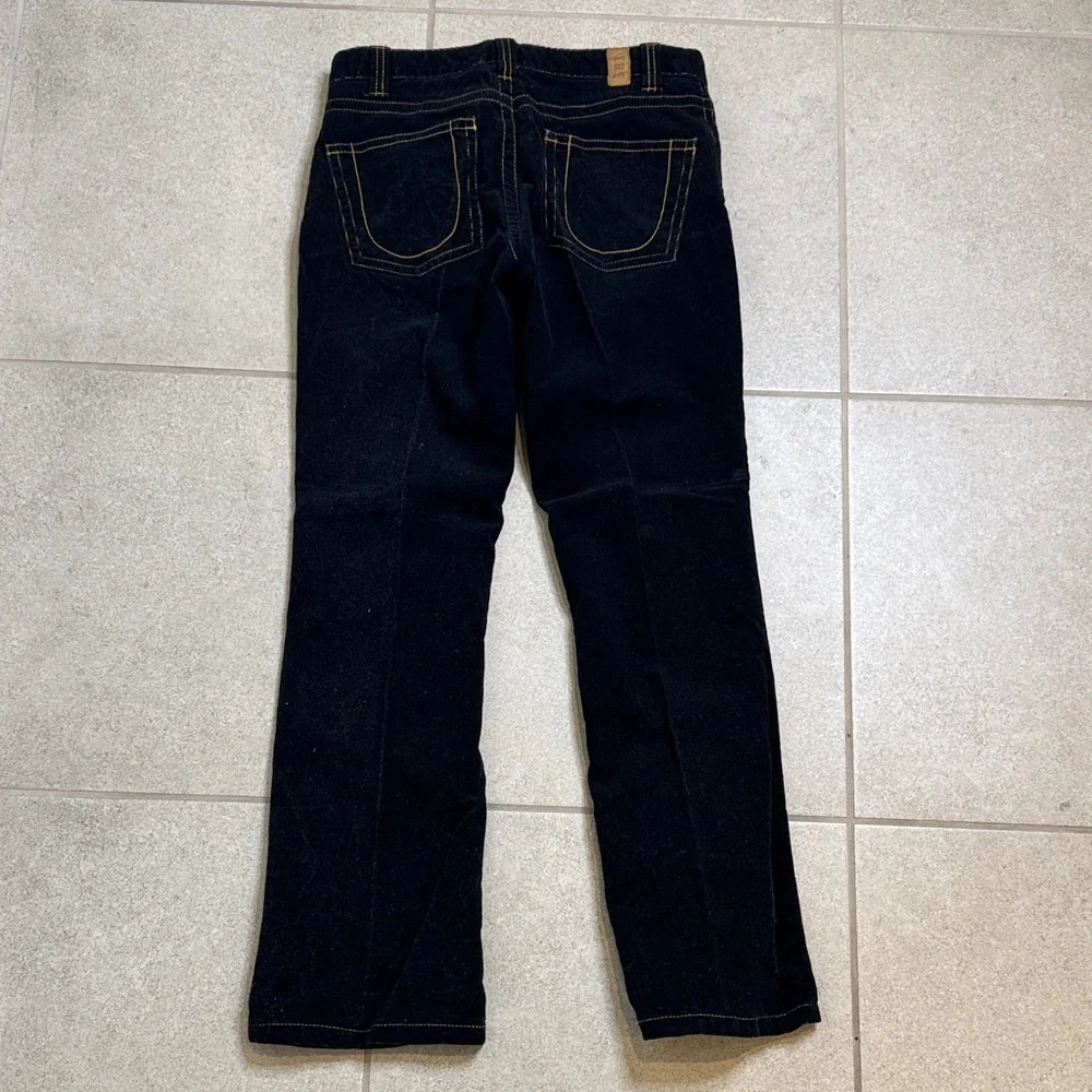 Corduroy Tommy Hilfiger Women's Black Hipster Boot Jeans